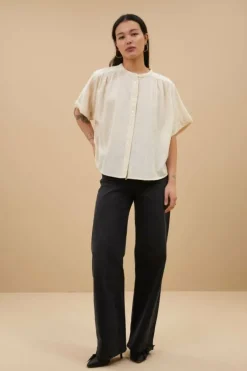 Blouses*By bar alex rib blouse | off white