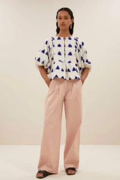 Blouses*By bar avelon ikat blouse | blue ikat