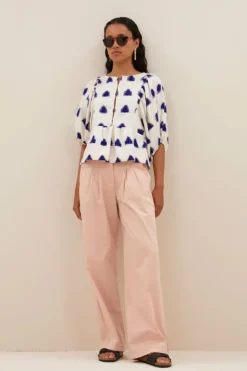 Blouses*By bar avelon ikat blouse | blue ikat