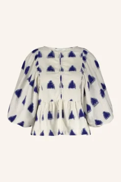 Blouses*By bar avelon ikat blouse | blue ikat