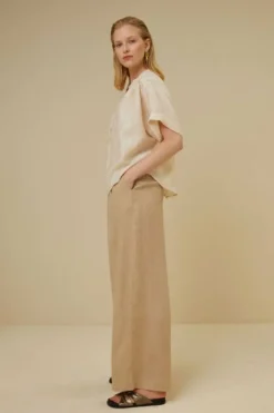 Blouses*By bar axel geo blouse | chalk
