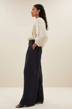 Blouses*By bar becky dali blouse | dali blue