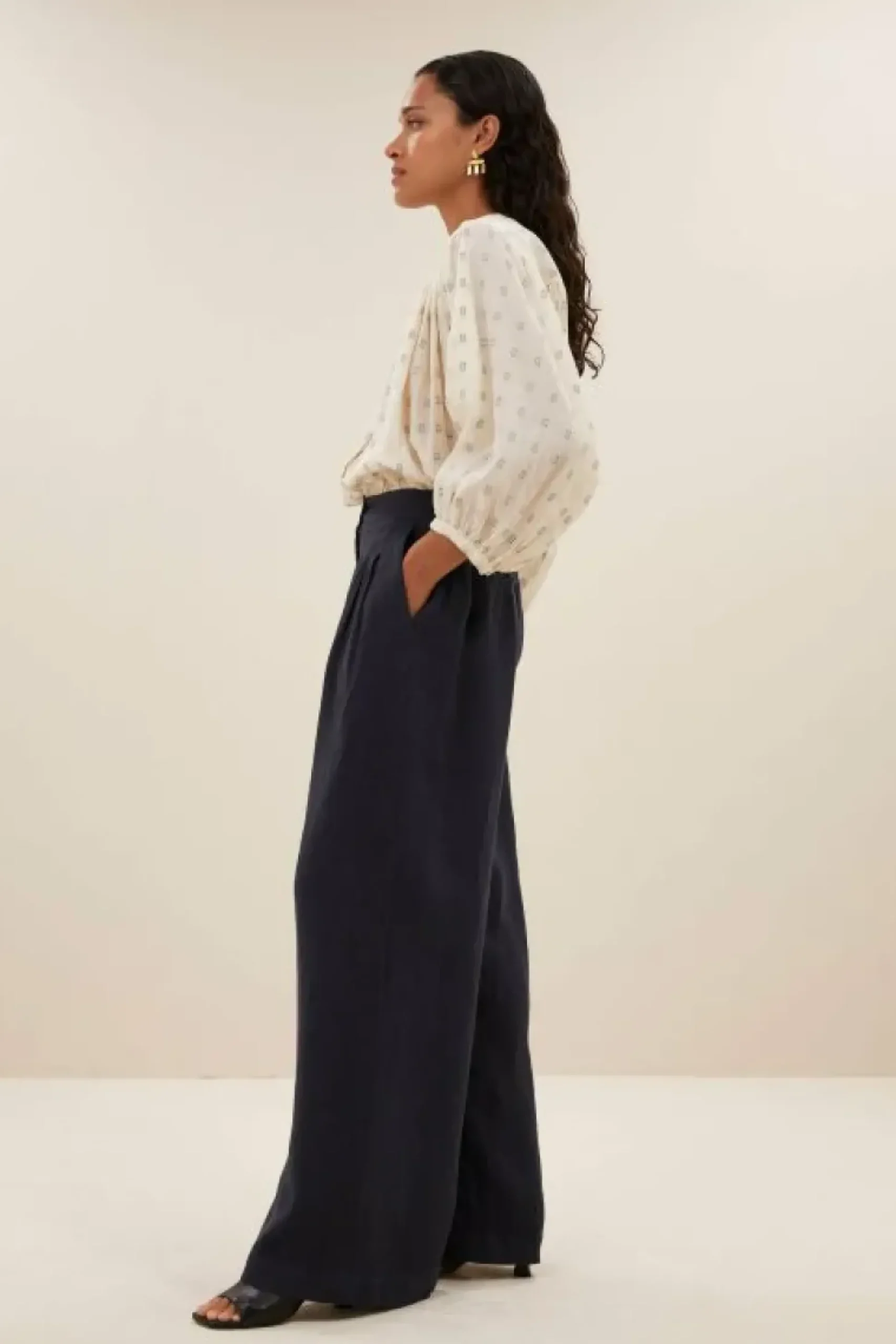 Blouses*By bar becky dali blouse | dali blue