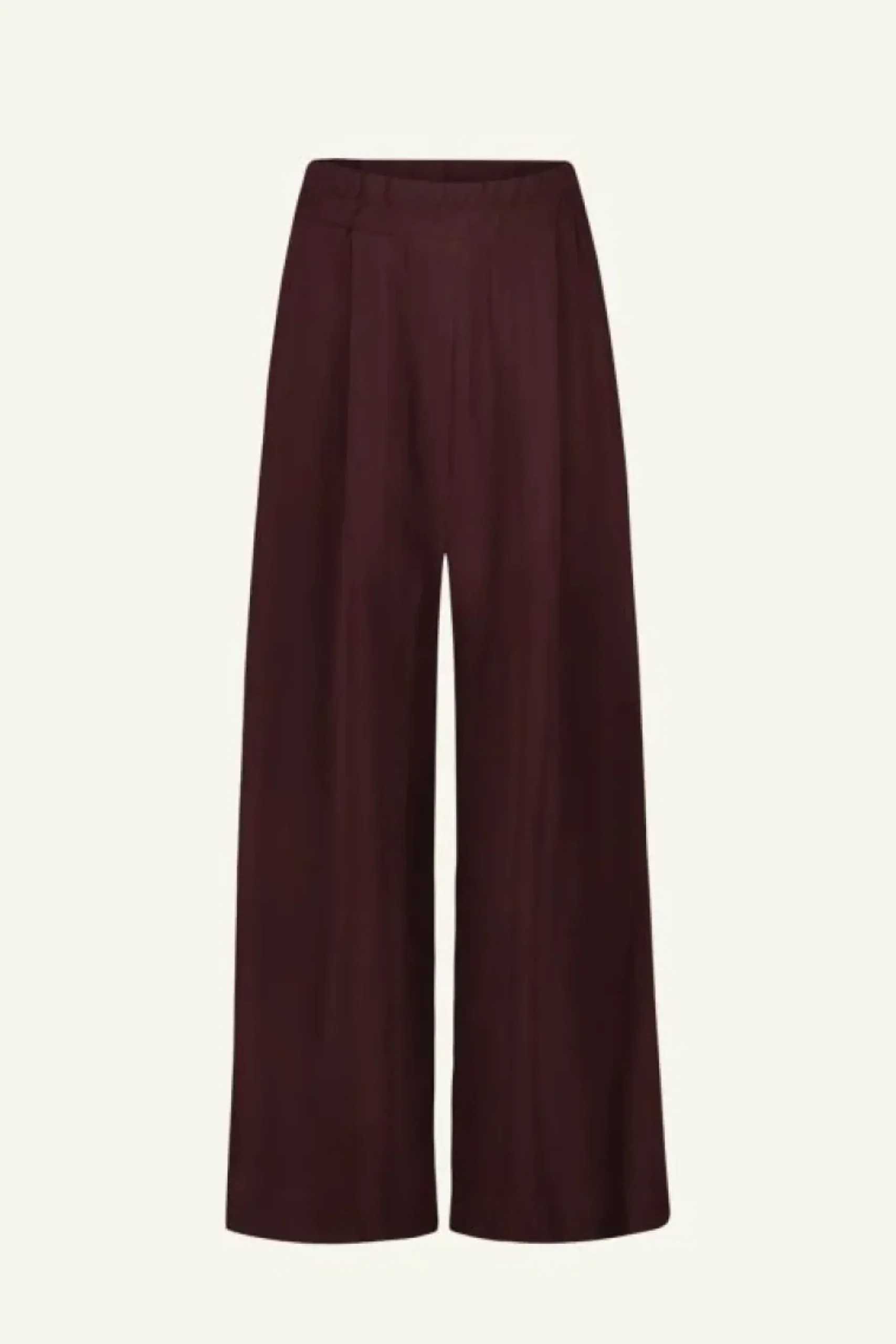 Broeken*By bar benji satin stripe pants | pecan