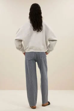 Sweaters|Truien*By bar bibi heavy sweater | light grey melee