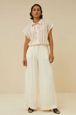 Blouses*By bar bieke gloss stripe blouse | pastel gloss stripe
