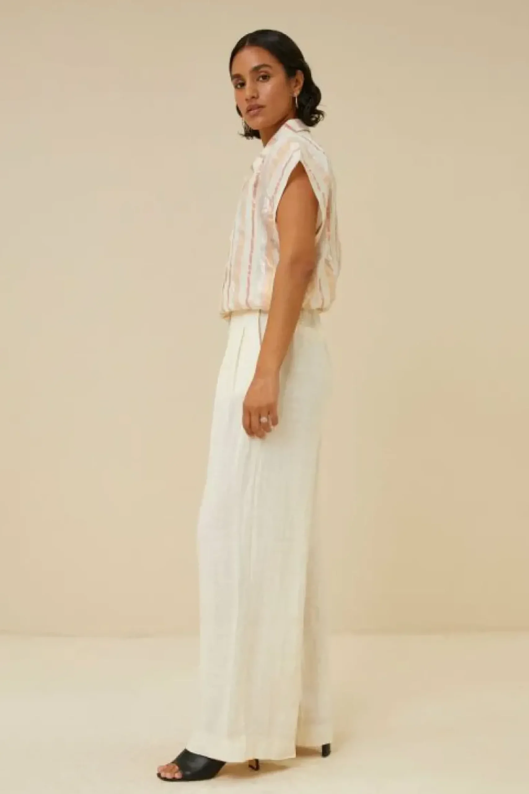 Blouses*By bar bieke gloss stripe blouse | pastel gloss stripe