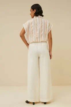 Blouses*By bar bieke gloss stripe blouse | pastel gloss stripe