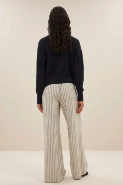 Truien*By bar boxy beau cotton pullover | midnight