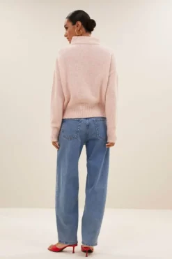 Truien*By bar boxy beau pullover | light pink