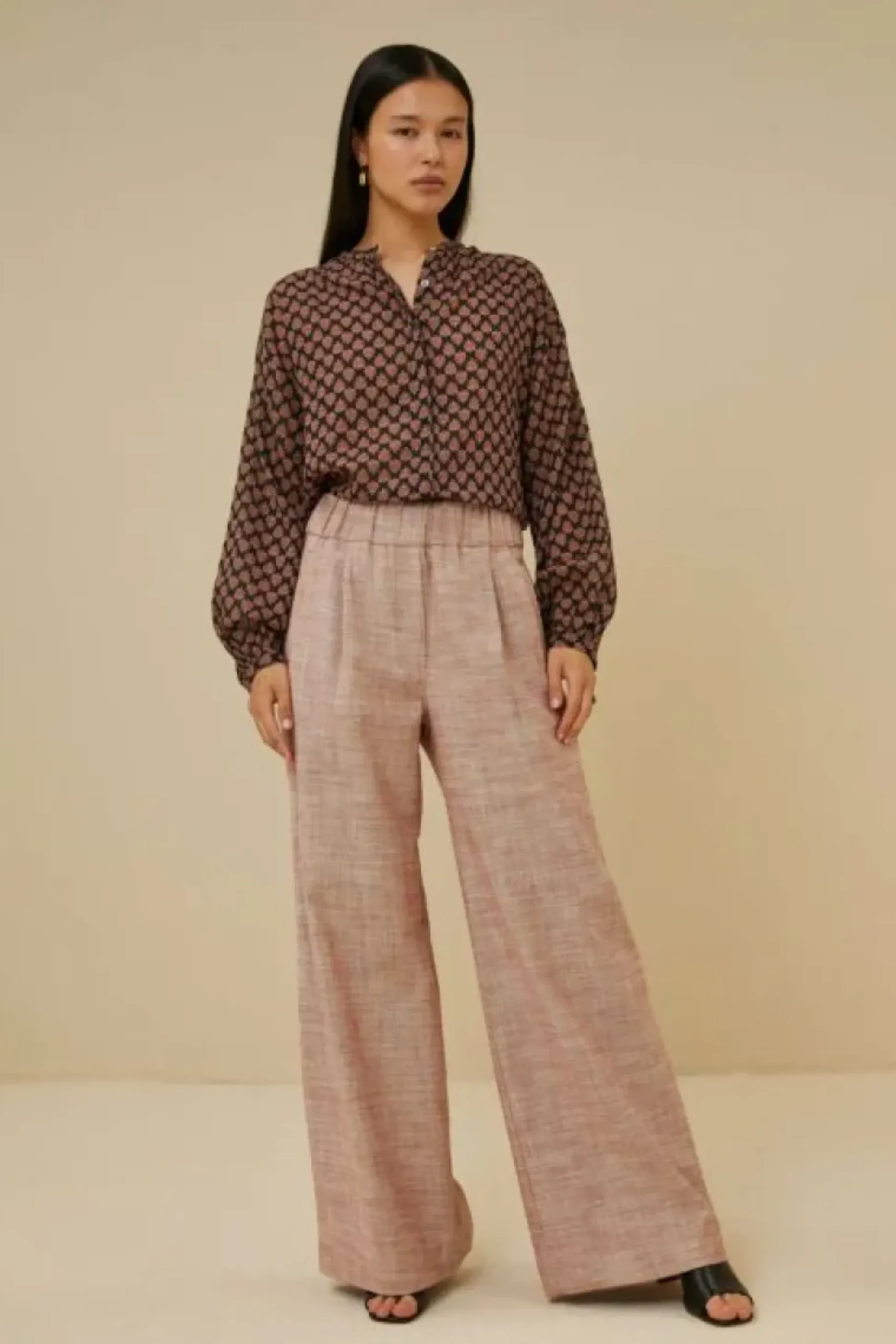 Blouses*By bar cecile leaf blouse | leaf print