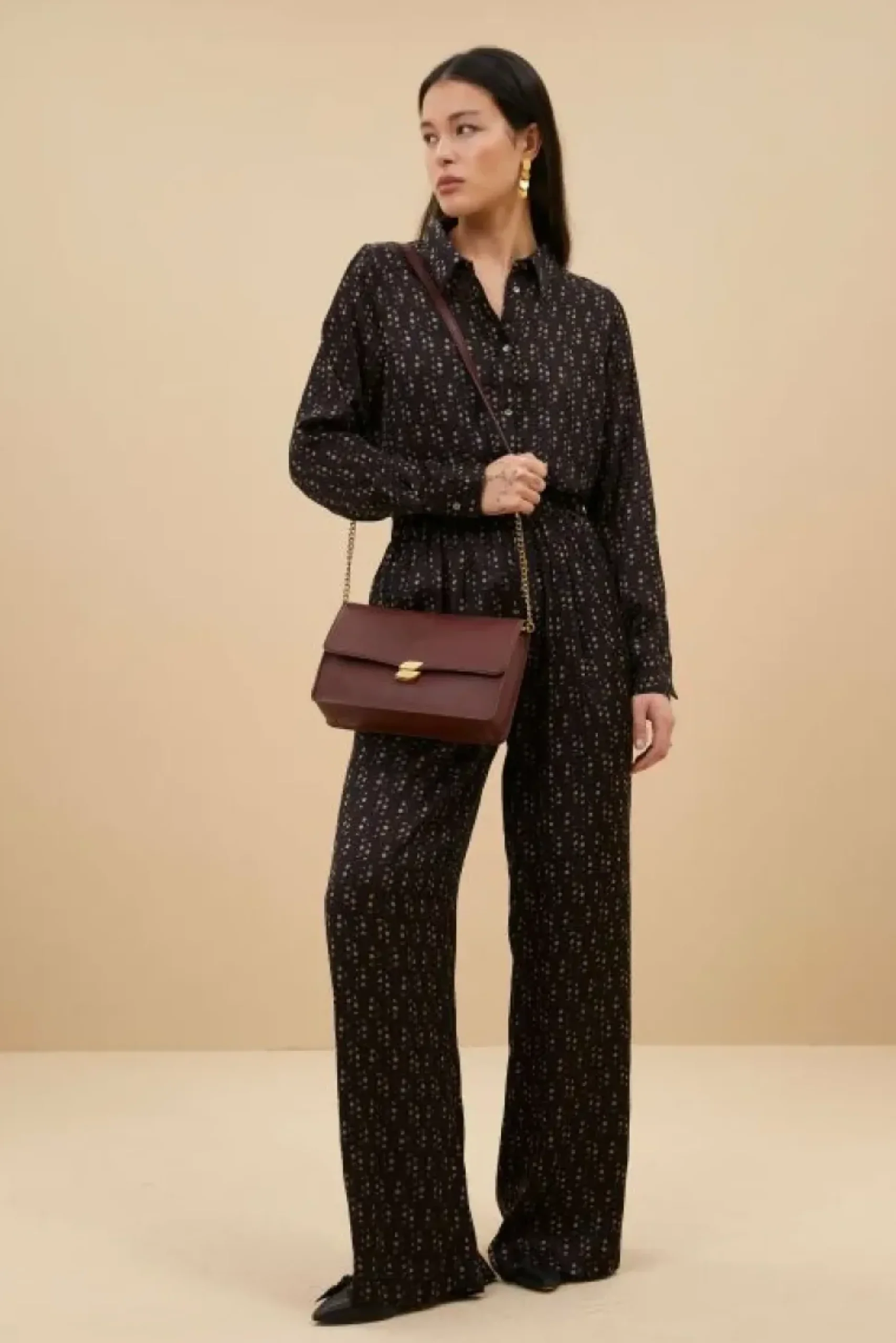 Blouses*By bar dina paisley blouse | paisley dots