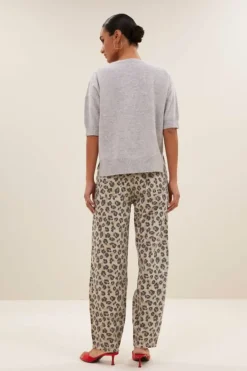 Truien*By bar holly ss pullover | grey melee
