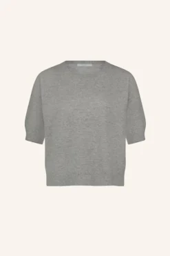 Truien*By bar holly ss pullover | grey melee