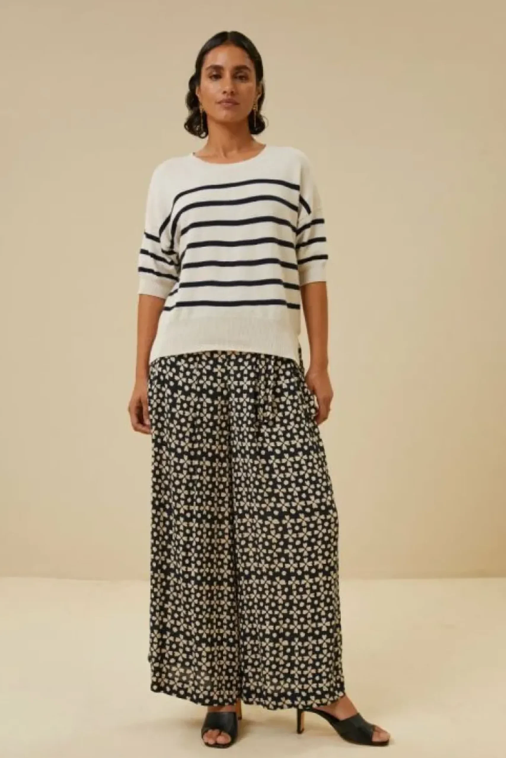 Truien*By bar holly stripe pullover | midnight