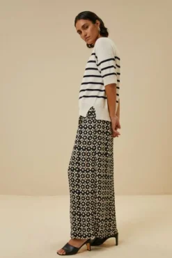 Truien*By bar holly stripe pullover | midnight