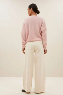 Truien*By bar isja fine pullover | light pink