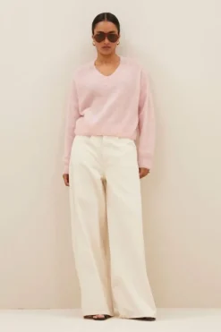 Truien*By bar isja fine pullover | light pink