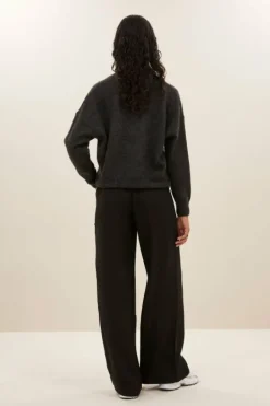 Truien*By bar izzy pullover | dark grey melee
