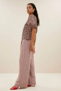 Blouses*By bar jet blouse | pink cheetah print