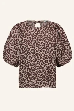Blouses*By bar jet blouse | pink cheetah print