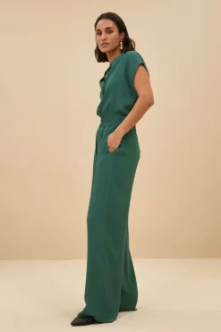 Blouses*By bar kiek viscose top | deep green