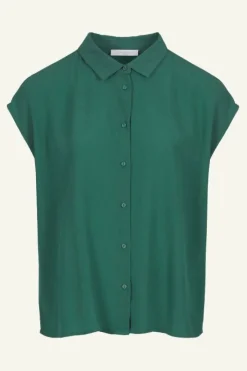 Blouses*By bar kiek viscose top | deep green