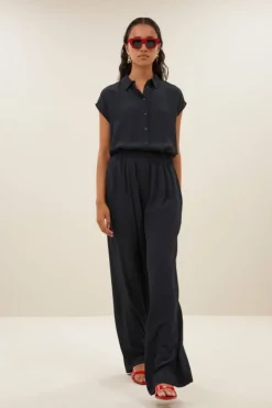 Blouses*By bar kiek viscose top | graphite
