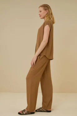 Blouses*By bar kiek viscose top | khaki