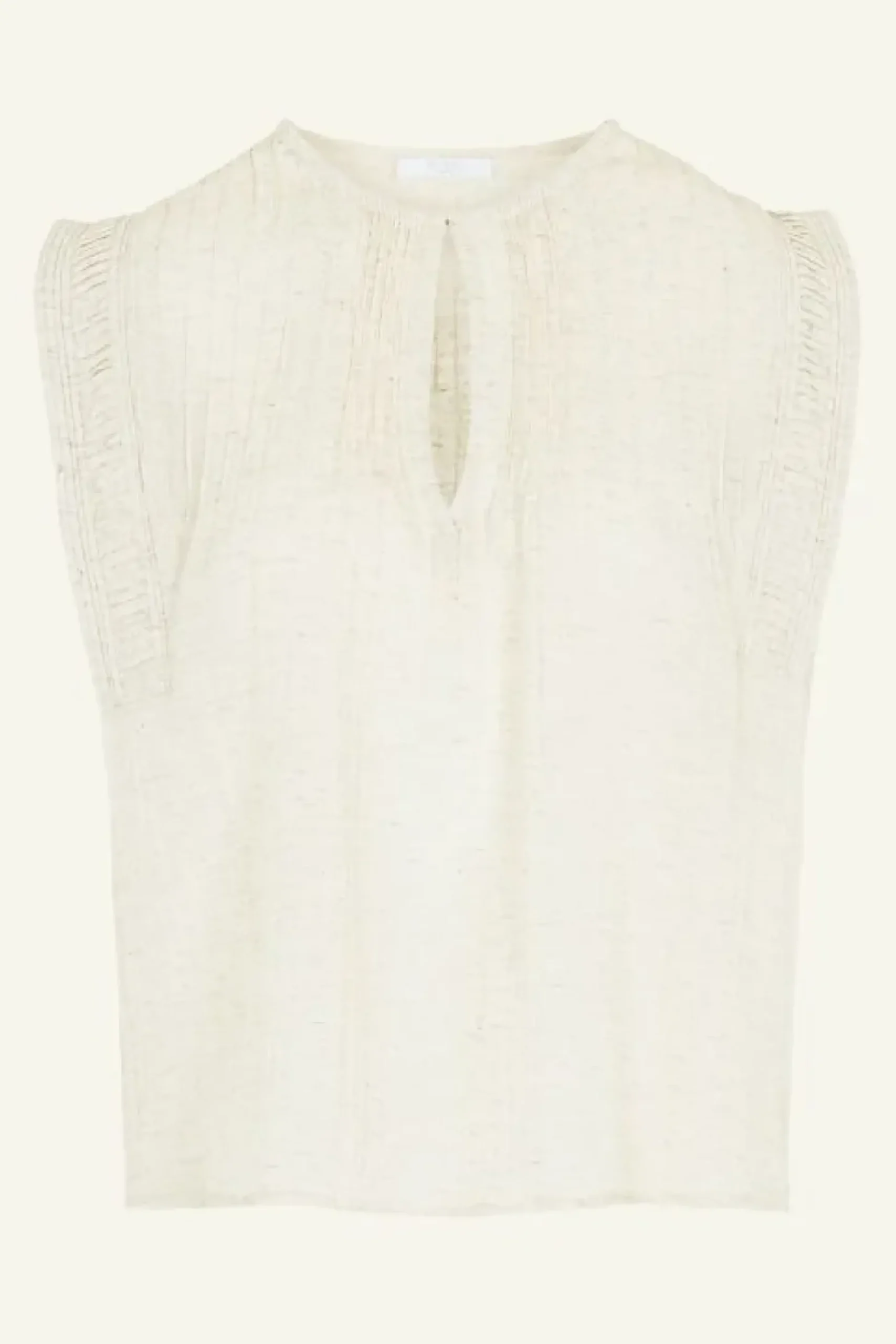 Blouses*By bar lina slub blouse | sand