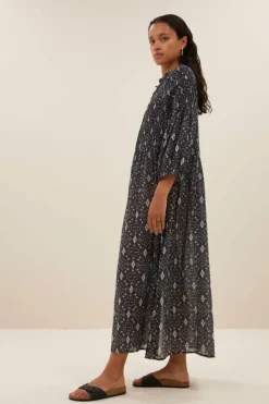 Jurken*By bar loulou midnight ikat dress | midnight ikat