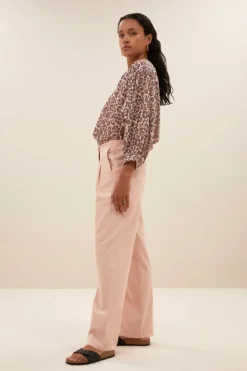 Blouses*By bar lucy cheetah blouse | pink cheetah print