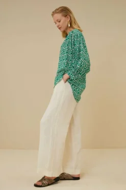 Blouses*By bar lucy graphic blouse | graphic green