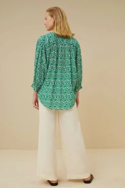 Blouses*By bar lucy graphic blouse | graphic green
