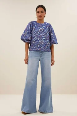 Blouses*By bar mauri blouse | pavo jacquard print