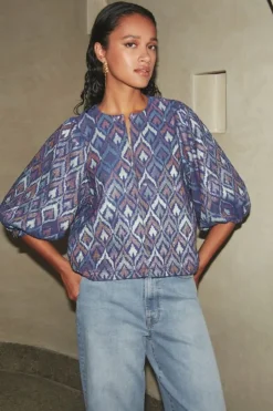 Blouses*By bar mauri blouse | pavo jacquard print