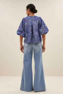 Blouses*By bar mauri blouse | pavo jacquard print