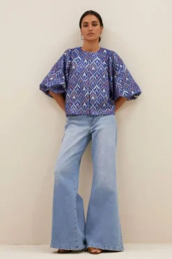 Blouses*By bar mauri blouse | pavo jacquard print