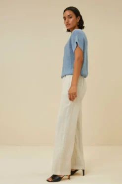 Truien*By bar max ss pullover | ocean