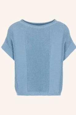 Truien*By bar max ss pullover | ocean