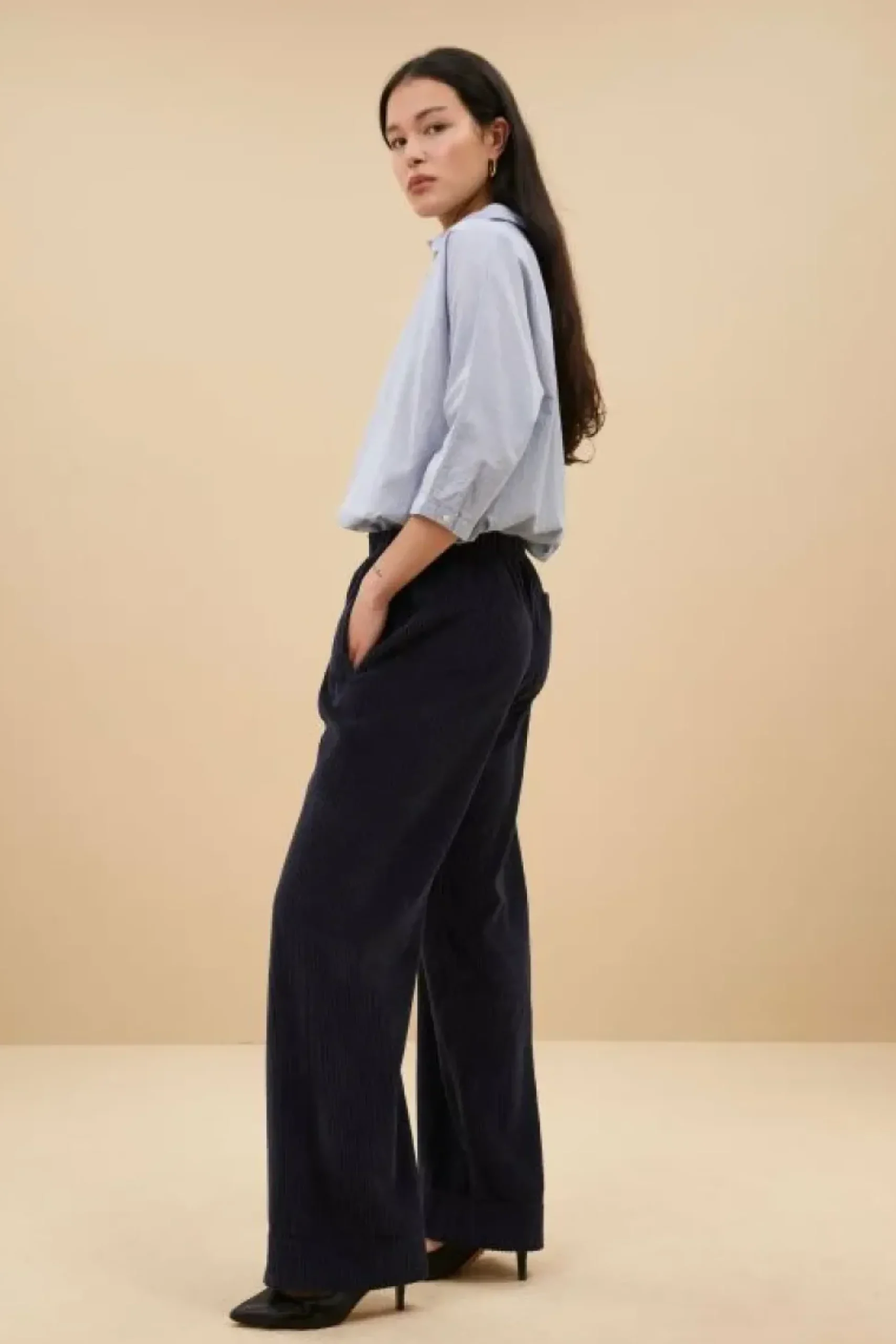 Broeken*By bar mees cord pants | midnight