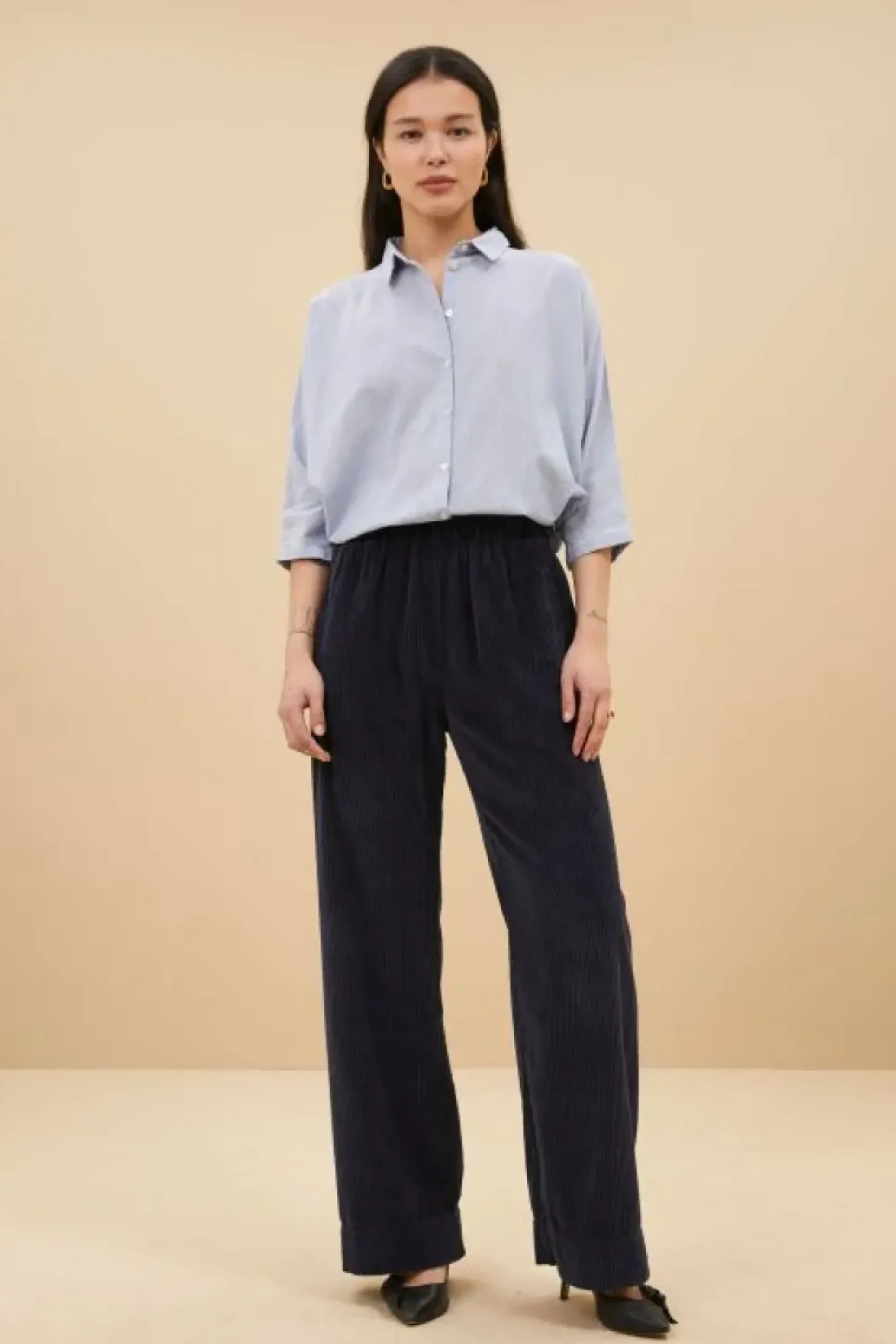 Broeken*By bar mees cord pants | midnight