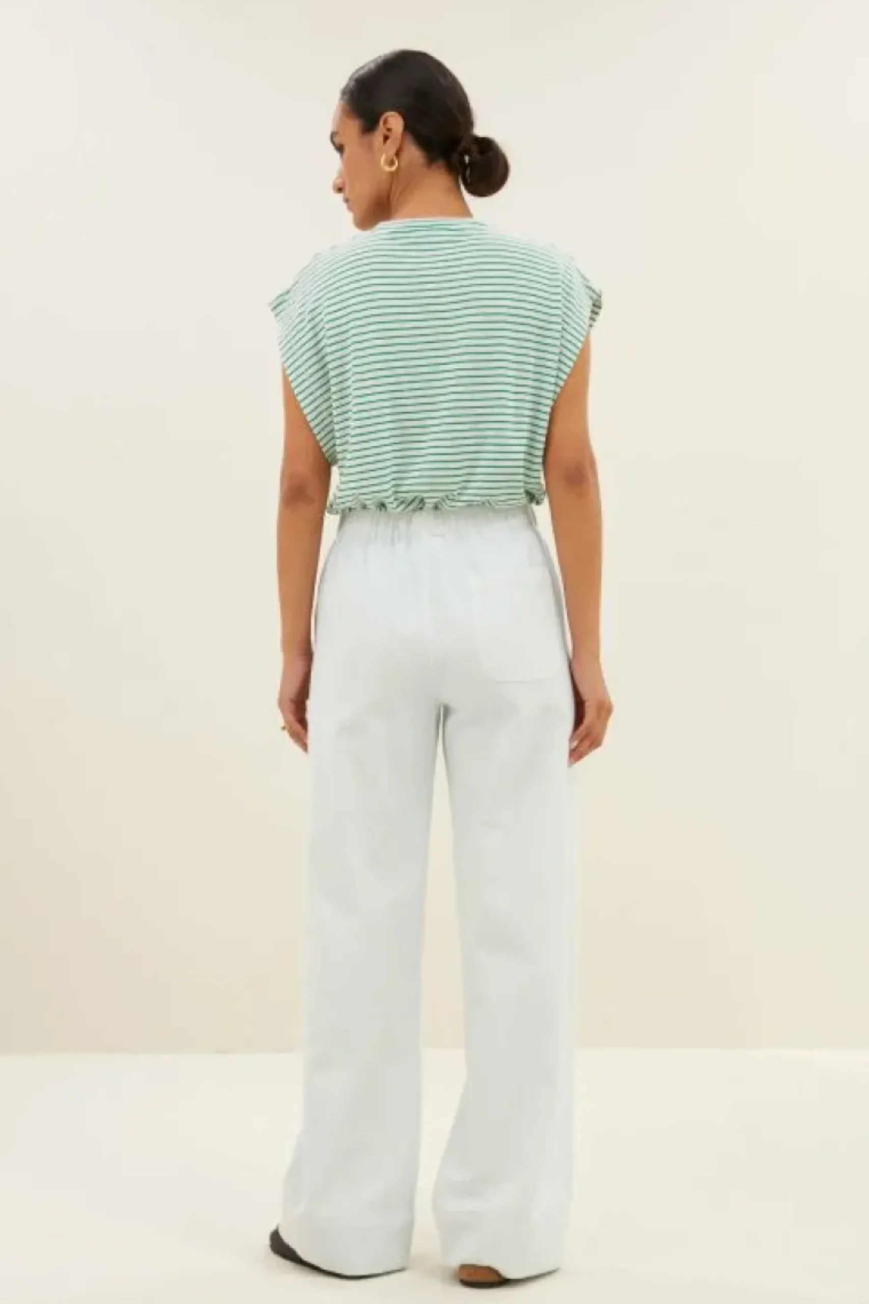 Broeken*By bar mees twill pants | illu grey