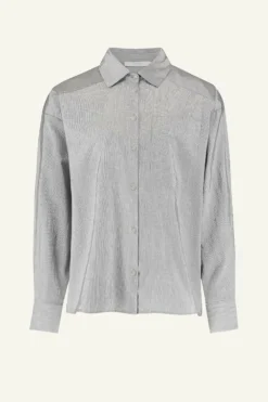 Blouses*By bar nima pin stripe blouse | black