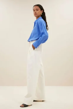 Blouses*By bar nima stripe blouse | vivid blue stripe