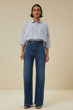 Blouses*By bar norel pin stripe blouse | indi grey