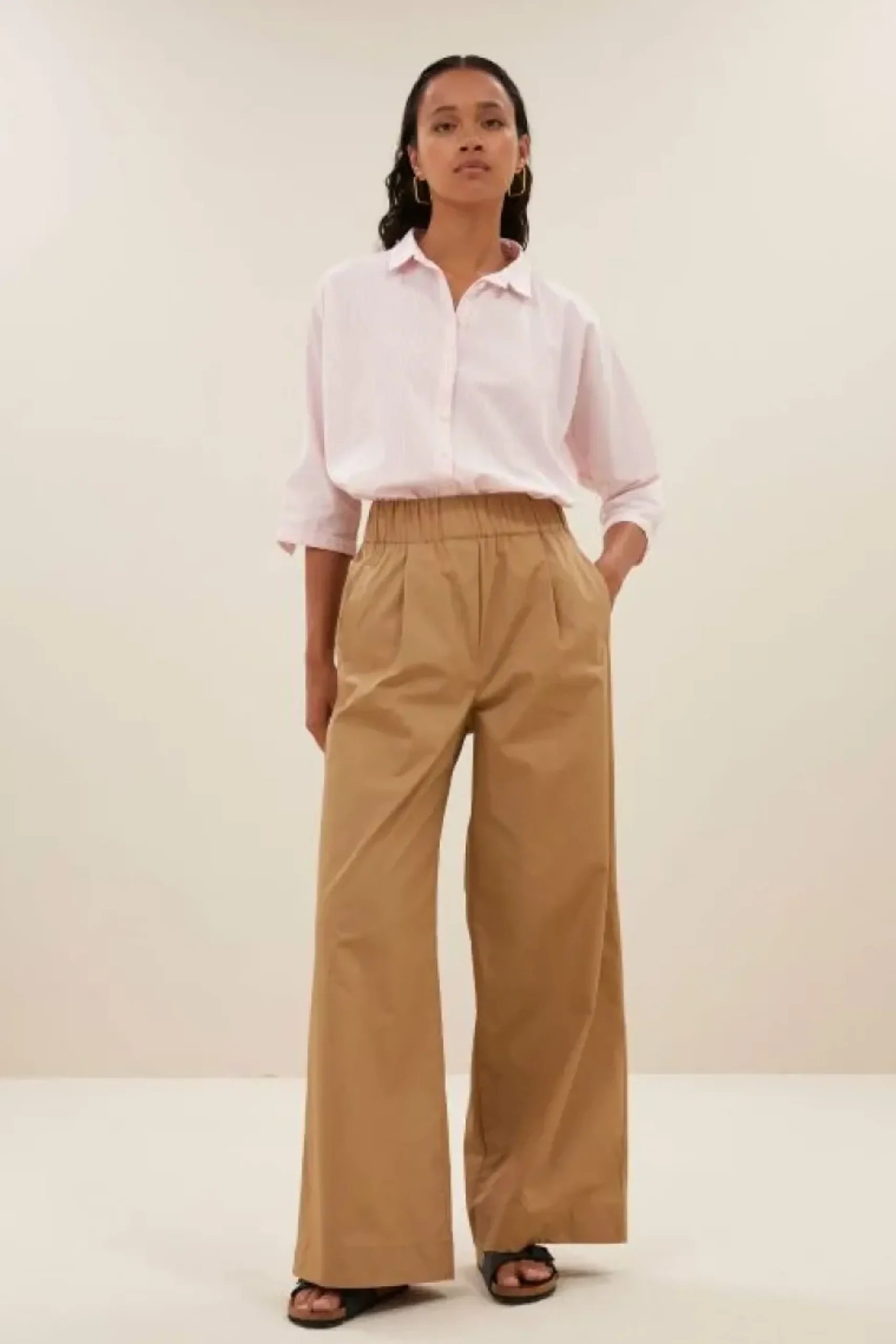 Blouses*By bar norel pink pinstripe blouse | pink pin stripe