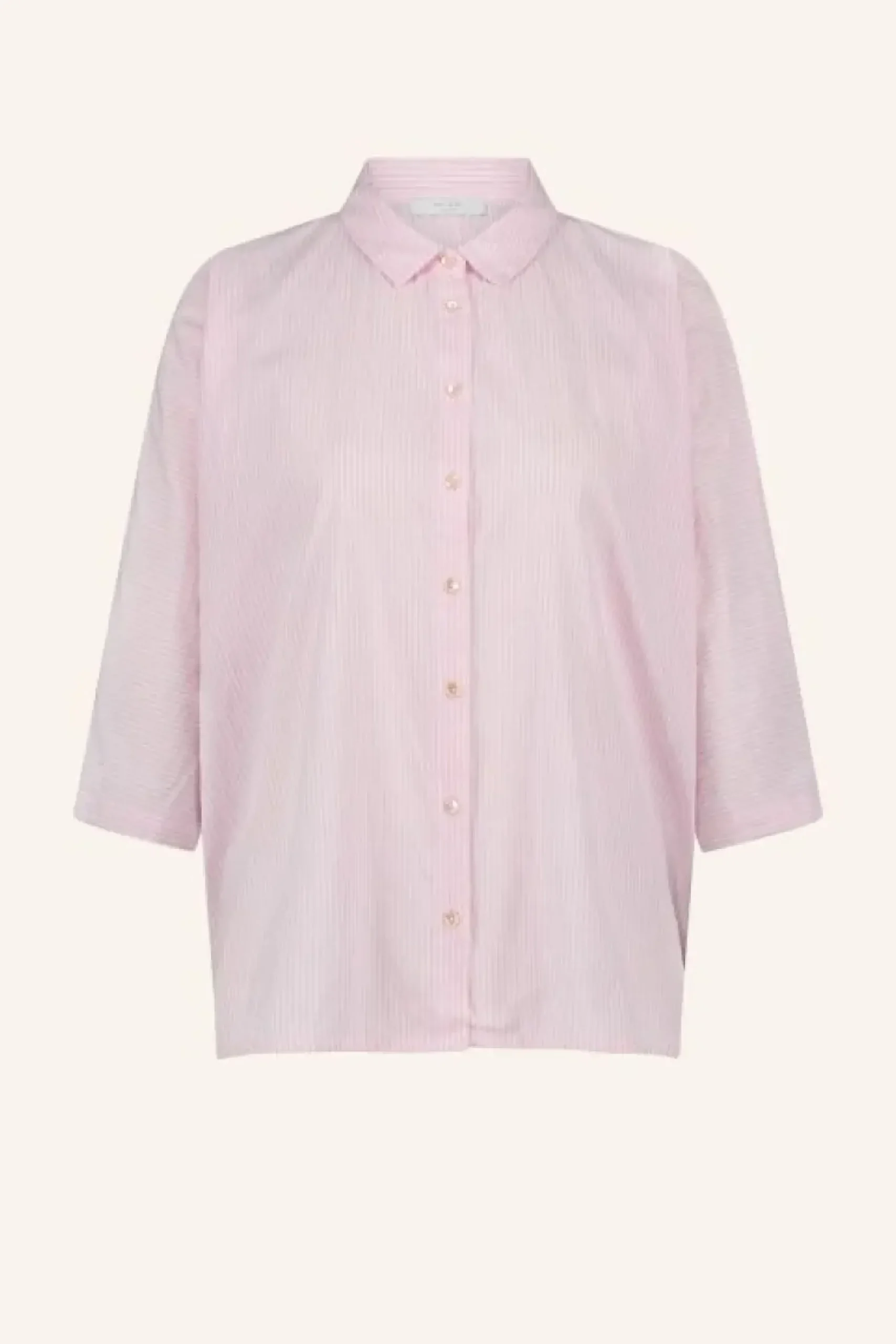 Blouses*By bar norel pink pinstripe blouse | pink pin stripe