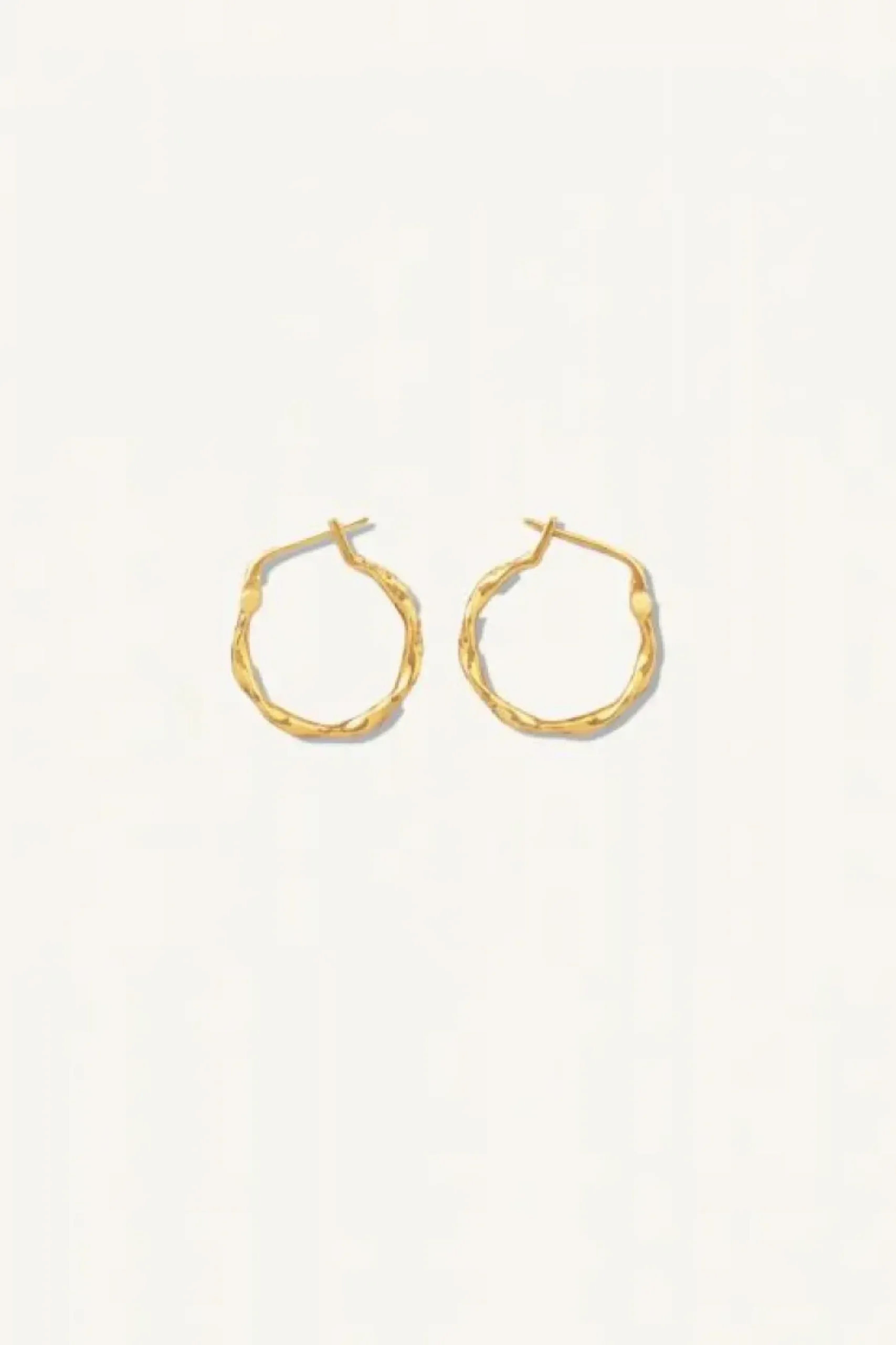 Oorbellen|Sieraden*By bar PD mila round earring | gold
