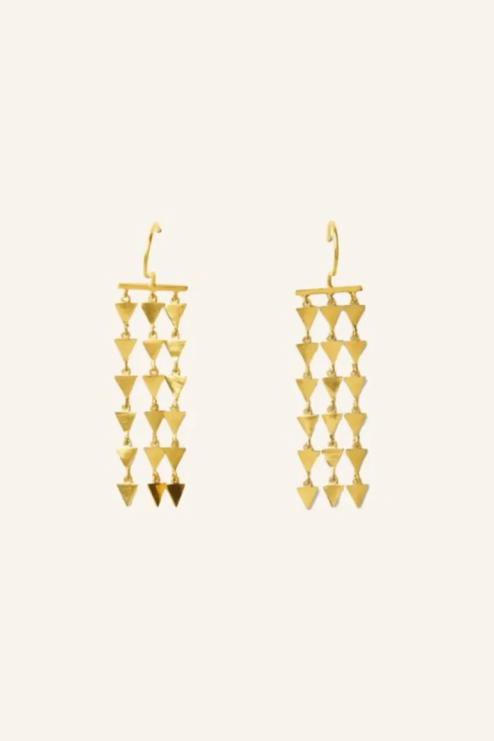 Oorbellen|Sieraden*By bar rainbow earring | gold